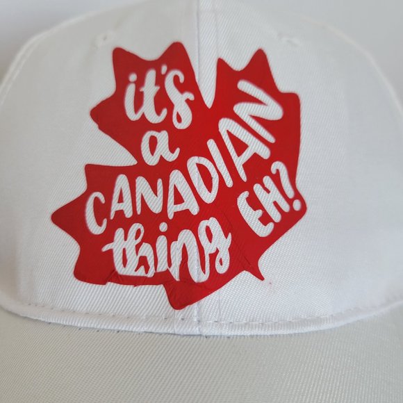 "It's A Canadian Thing, EH?" Print Baseball Cap - Picture 2 of 12
